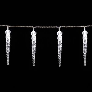 Guirlande led frise stalactite 8 mètres blanc froid professionnelle