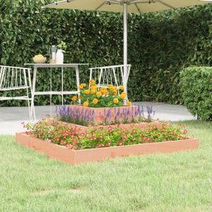 Jardinières surélevées 3 pcs 100x150 cm Bois de pin solide