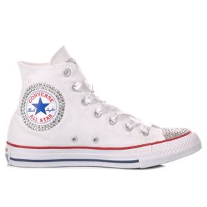 converse blanche transparente