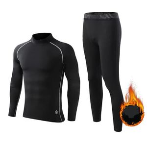 Inhzoy Haut Thermique Homme Maillot de Corps Hiver sous-Vêtement à