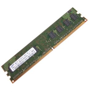 MÉMOIRE RAM Ram Barrette Mémoire SAMSUNG 1GB DDR2 PC2-6400U M3