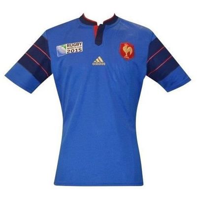 T-shirt Sportif Polyester Maillot Rugby Le Coq Sportif XV France - Réplica Coupe Du Monde, Mixte, Polyester Vêtement Sport Le Coq Sportif