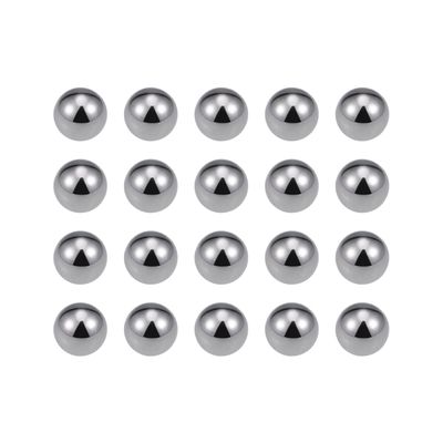 Bille Acier 10mm Bille Pour Pistolet à Bille Sourcing Map Billes Acier Chrome Solide Pour Roue Vélo Moyeu VTT Roulement à Billes Précision Billes 1/4" G10 Pour Porte-clés Roue 50pcs Des Billes