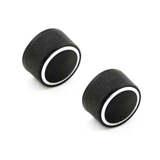 2 Pezzi Manopole Di Controllo Volume Radio In ABS Per Silverado 2007-2011, Tahoe 2007-2013 – Sostituzione 22912547 - 3