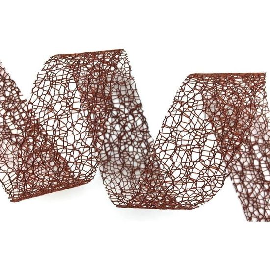 Ruban De Noël En Poly Maille Blanc - 26 Cm X 3 M - Pour Guirlandes, Couronnes, Décoration Sapin