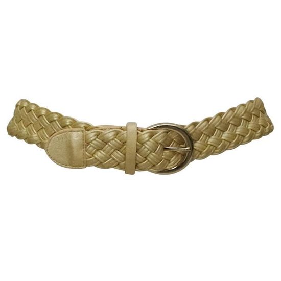 Ceinture tressée cheap dorée femme