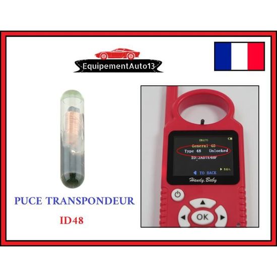 Transpondeur Antidémarrage Pour Clé De Voiture Audi - Type Megamos ID13 (Sokymat) - Occasion Fonctionnel