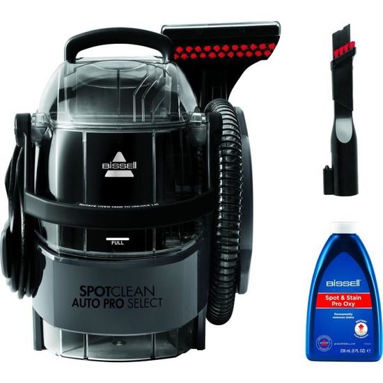 BISSELL SpotClean Auto Pro Select 3730N Détache, Nettoie et Aspire