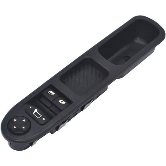 Interrupteur Lève-vitre électrique 6554.QA - Compatible Peugeot 207, 207SW, 207CC (sauf 207cc 2008 1.6) - Neuf
