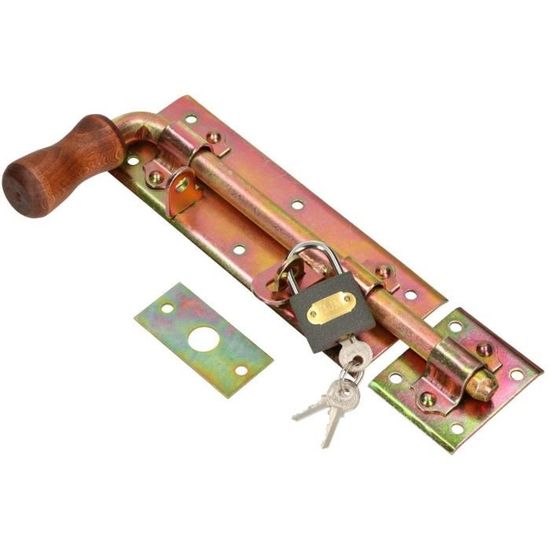 KOTARBAU® Verrou De Portail 280 Mm Gauche Avec Cadenas Loquet De Porte