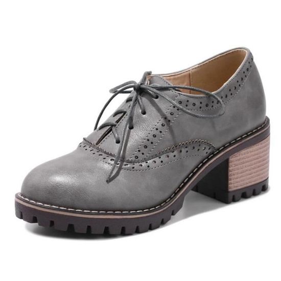 Escarpins Femme CHICMARK - Talons Bas Épais 3 Cm, Respirants - Pour Bureau, Soirée, Printemps/Été - Plusieurs Couleurs