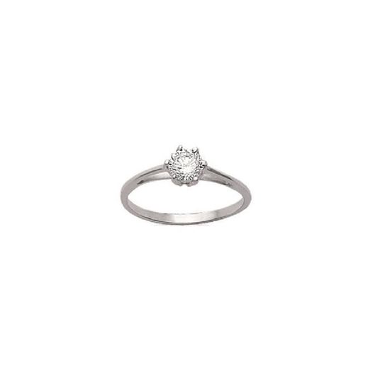 Bague Infini En Argent 925 Rhodié Avec Zirconium - Moderne, Sans Nickel, Neuve Avec étiquette
