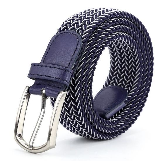 Ceinture Élastique Tressée Stretch Unisexe – Confort Ultime, Ajustable Sans Trou, Idéale Pour Jeans, Pantalons Décontractés Homme & Femme