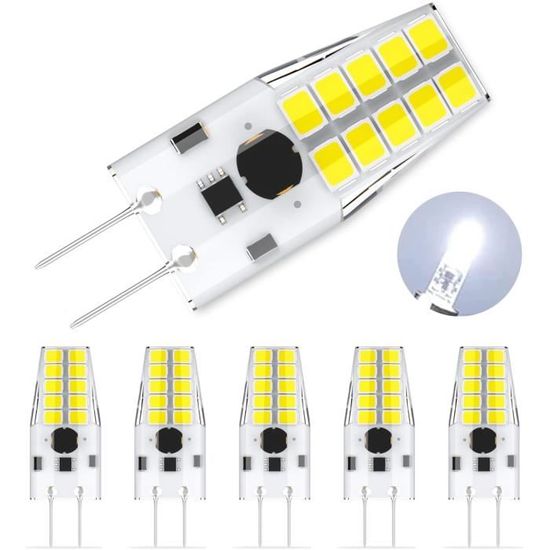 Ampoules LED G4 I-Shunfa – Blanc Chaud 3000K, 12V AC/DC, 1.2W, Lot