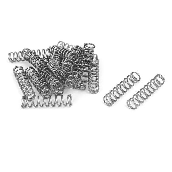 Ressorts De Compression Inox 304 - 0.5x5x20 Mm, Argenté, Lot De 20 Pièces - Uxcell, Neuf Emballé, Bricolage