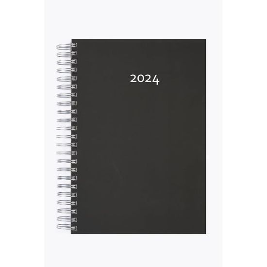 Calendrier 2025 Extra Large A4 – Une Page Par Jour – Vert Printanier – Reliure Spirale – Agenda Bureau Familial Ou Projet