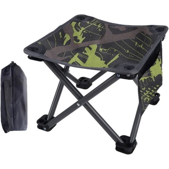 Pêche,Chaise Pliante Portable D'extérieur, Mini Voyage, Plage, Camping