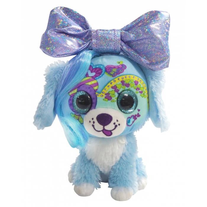 Little Bow Pets - Peluche surprise Puppy - 18cm Bleu