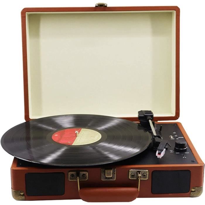Tourne-disque vintage Philips – platine vinyle portable rouge 🎶 - Photo, audio & vidéo