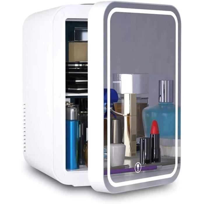 Mini frigo cosmétique portable mini réfrigérateur miroir