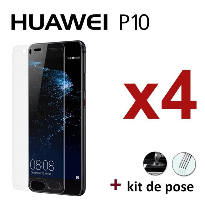 protege ecran vitre verre trempe huawei p10