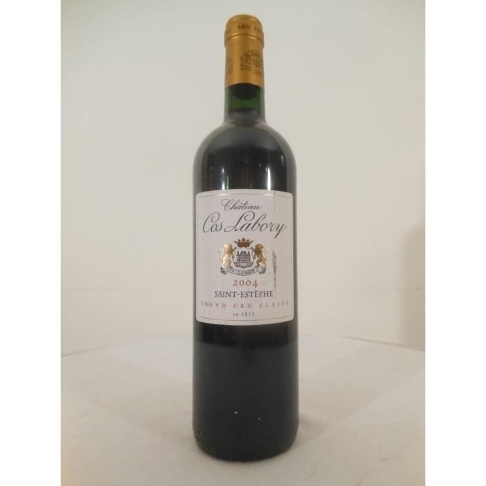 saint-estèphe château cos labory grand cru classé rouge 2004 - bordeaux france