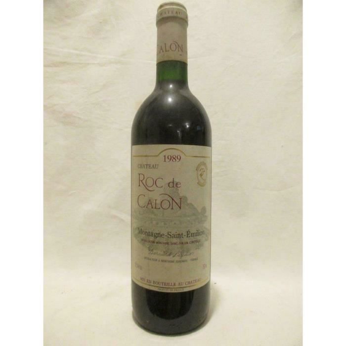 montagne saint-émilion château roc de calon rouge 1989 - bordeaux france