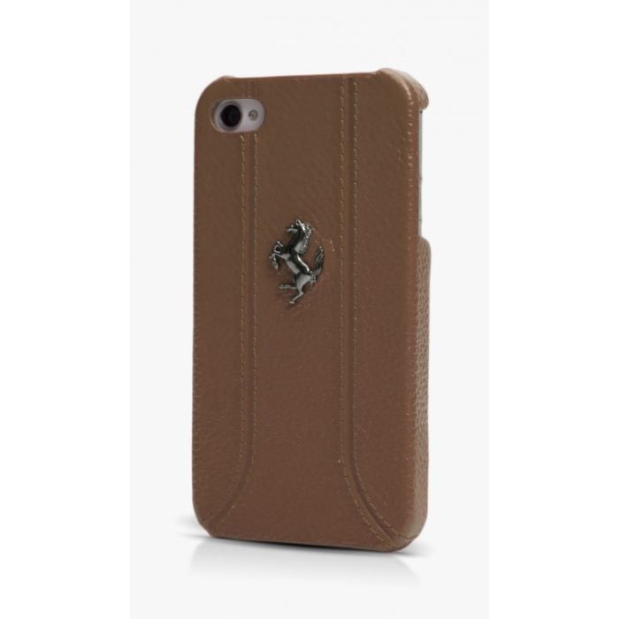 Coque iPhone 5 de protection ferrari en cuir