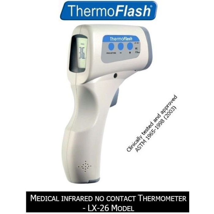 Thermomètre électronique lx 26 sans contact