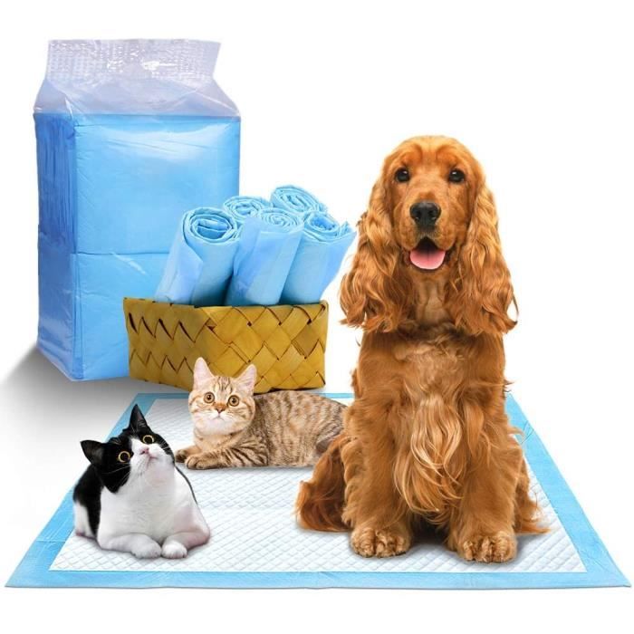 Bizcasa Tapis Éducateurs pour Apprentissage, Chien Tapis de propreté pour Chiots, Alese Jetable Chiot Tapis de Protection au So A6