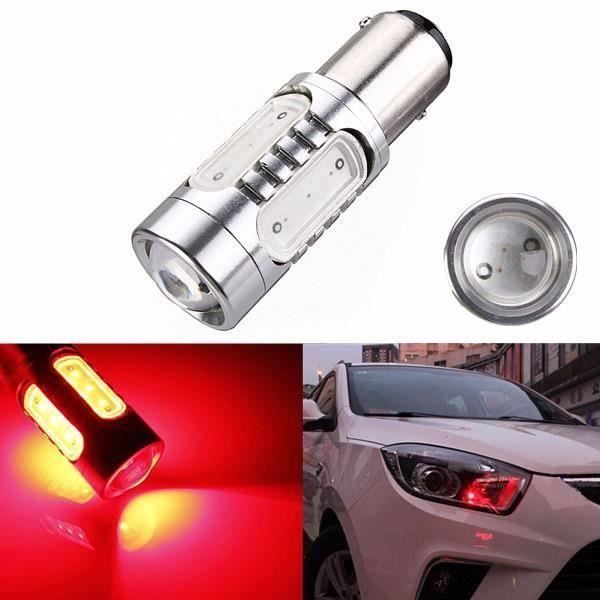 LED Ampoules une lumière 2pcs 1157 BAY15d 7.5W COB SMD voiture d'arrêt de frein arrière Ampoule lampe rouge 12V Royaume-Uni My06271