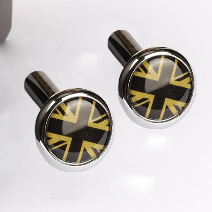 Autocollant de couvercle de goupille de verrouillage de porte fenêtre de voiture, 2 pièces, pour Mini Cooper J HU90840760