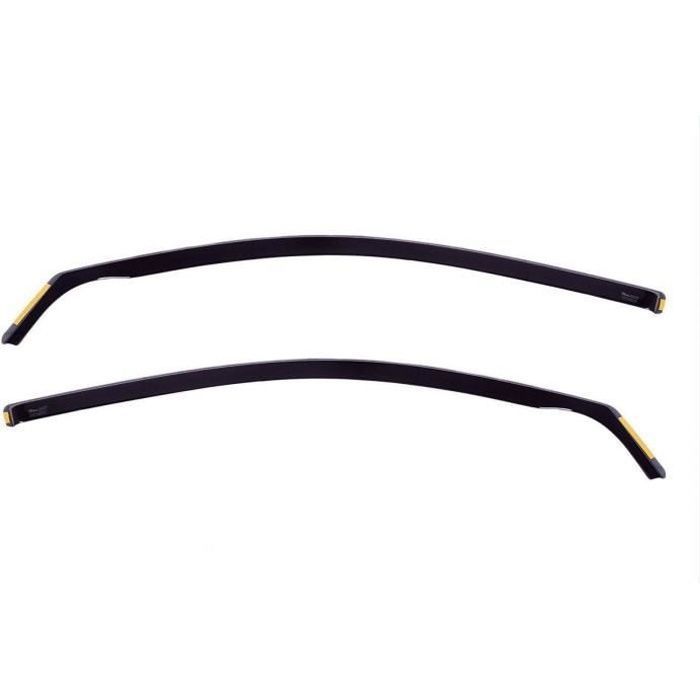 Déflecteurs De Vent Pluie Pour Renault Megane 2008-2016 - Acrylique Noir, 4 Pièces