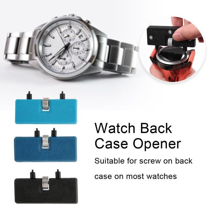3 PCS Professionnel Montre Retour Cas Ouvreur Réglable Montre Couverture Arrière Remover Montre Réparation Outil