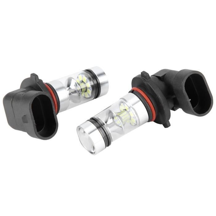 ESTINK phare à LED 2 pièces 9006 / HB4 100W blanc LED haute luminosité phare ampoules Kit antibrouillard voiture conduite lampe
