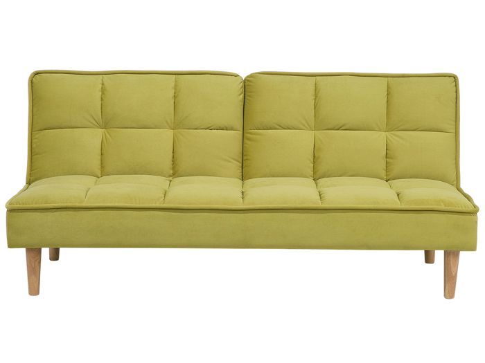 Canapé convertible vert jaune Siljan