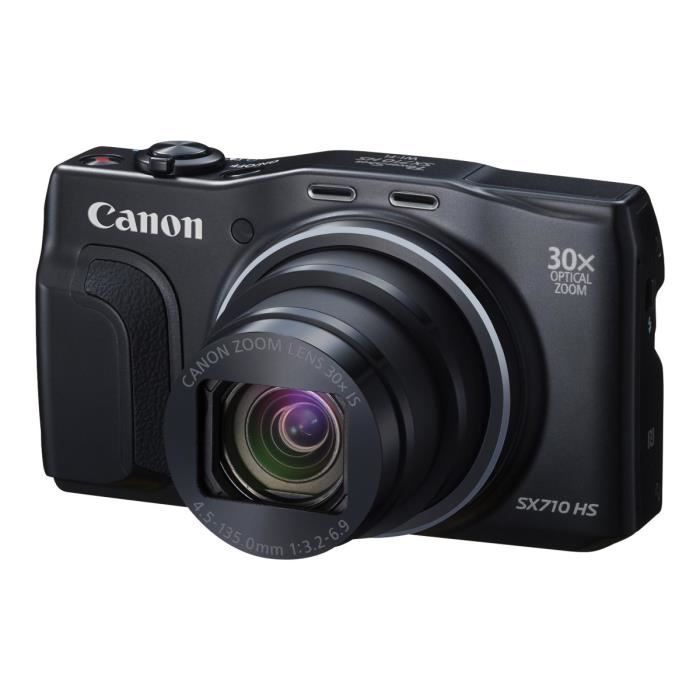Canon PowerShot SX710 HS Appareil photo numérique compact 20.3 MP 30x zoom optique Wi-Fi, NFC noir