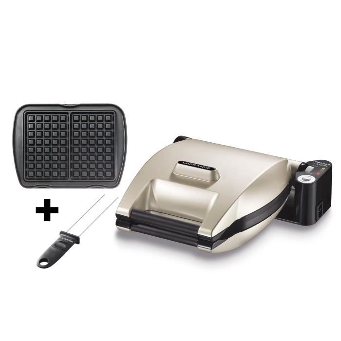 LAGRANGE PREMIUM 019153 Gaufrier + pics à gaufre - Champagne