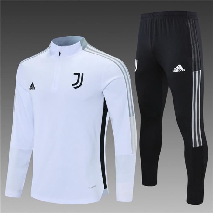 Maillot Foot Adidas Juventus 2021 2022 Survêtements Foot Homme Enfants Nouveau - Blanc