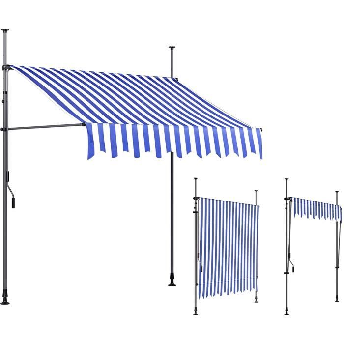 Auvent de Balcon Rétractable, Résistant aux UV Et à l'eau, Hauteur Auvent de Balcon Rétractable, Résistant aux UV Et à l'eau, Hauteur