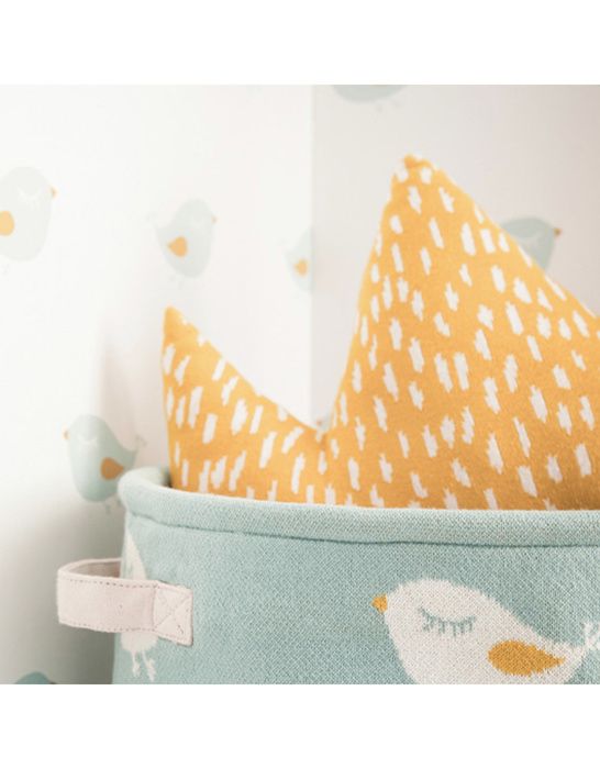 Collection Imagine Coussin couronne Jacquard Bio 28x40cm