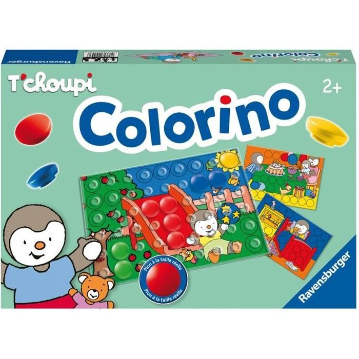 T'CHOUPI Colorino - Jeu éducatif - Apprentissage des couleurs - Activités créatives enfant - Ravensburger - Dès 2 ans