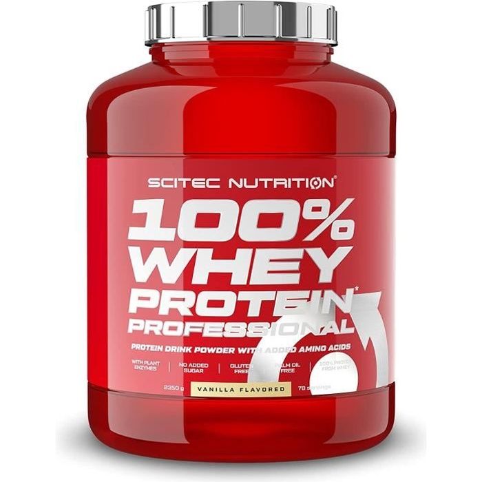 100% Whey Protéine Professional 2350g VANILLE PISTACHE Scitec