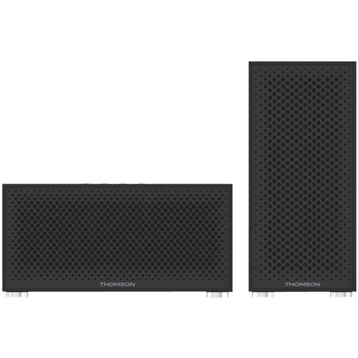 Pack base et enceinte satellite MR100 Thomson noires
