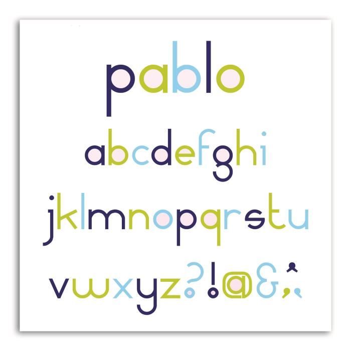 LES D'COS® DE TOGA Pack de 8 Dies Alphabet Pablo