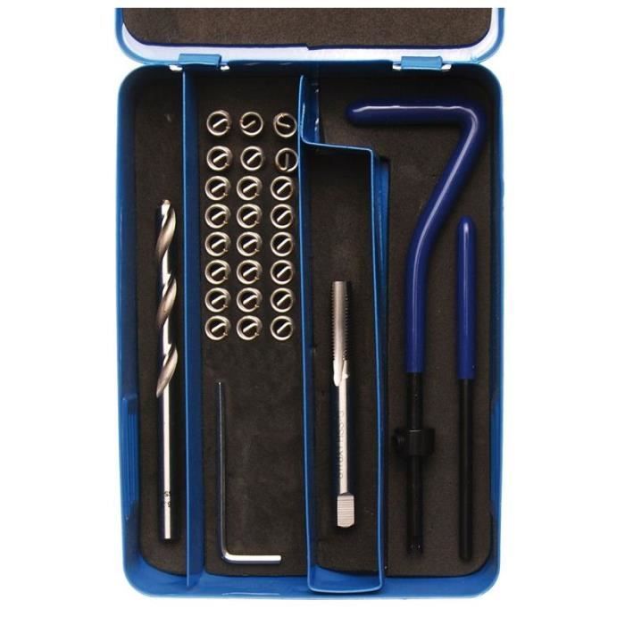 Kit de réparation de filets M6 x 1,0 29 pièces