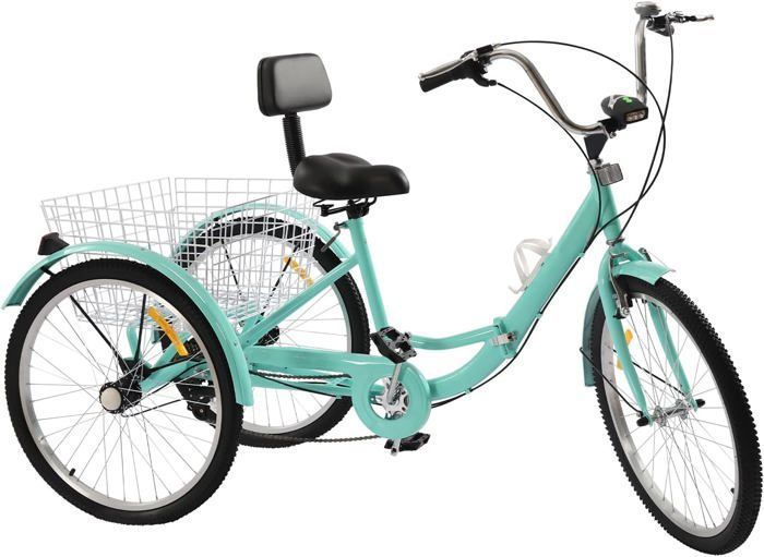 Livraison Bicyclette Amazon Vert Vélo Pliant De 24 Pouces,le Cadre