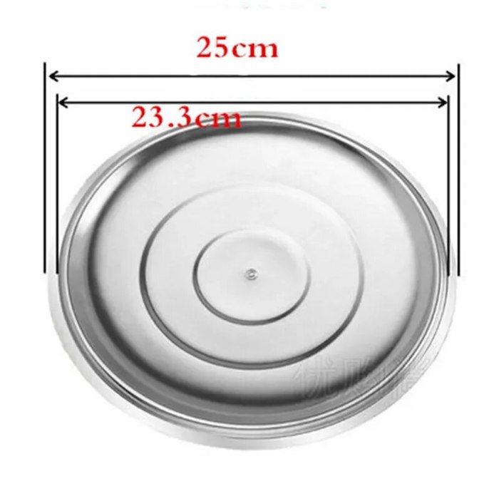 Couvercle En Acier Inoxydable 42 Cm - Pour Poêle, Barbecue, Hamburger - Cuisson Uniforme, Poignée Froide