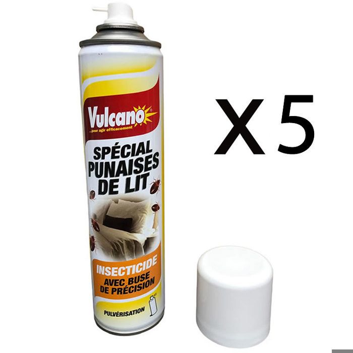 Vulcano spécial punaises de lit 400 ml - Lot de 5