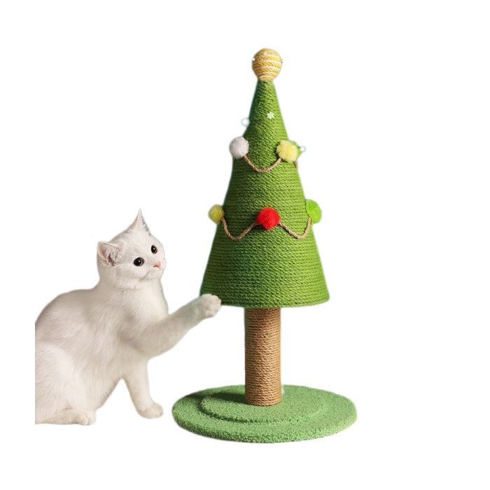 Comparer les prix de ®RisingFF Arbre à chat en pin et cèdre pour chats pour grands chats adultes jouets mignons pour chatons